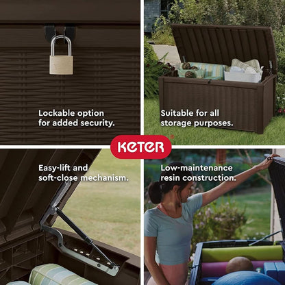 Outdoor Waterproof Storage Deck Box for Garden Use