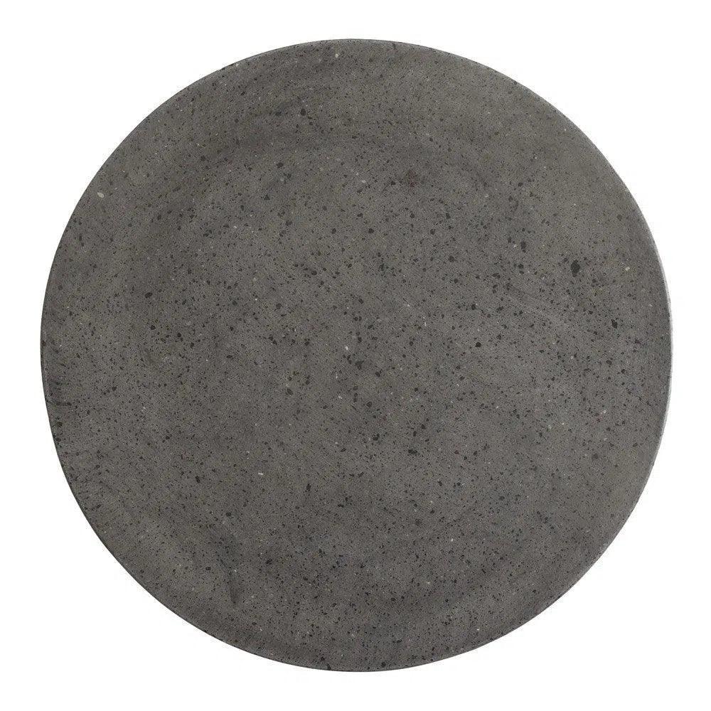 22 in. Caemen Teardrop Terrazzo Outdoor Garden Stool