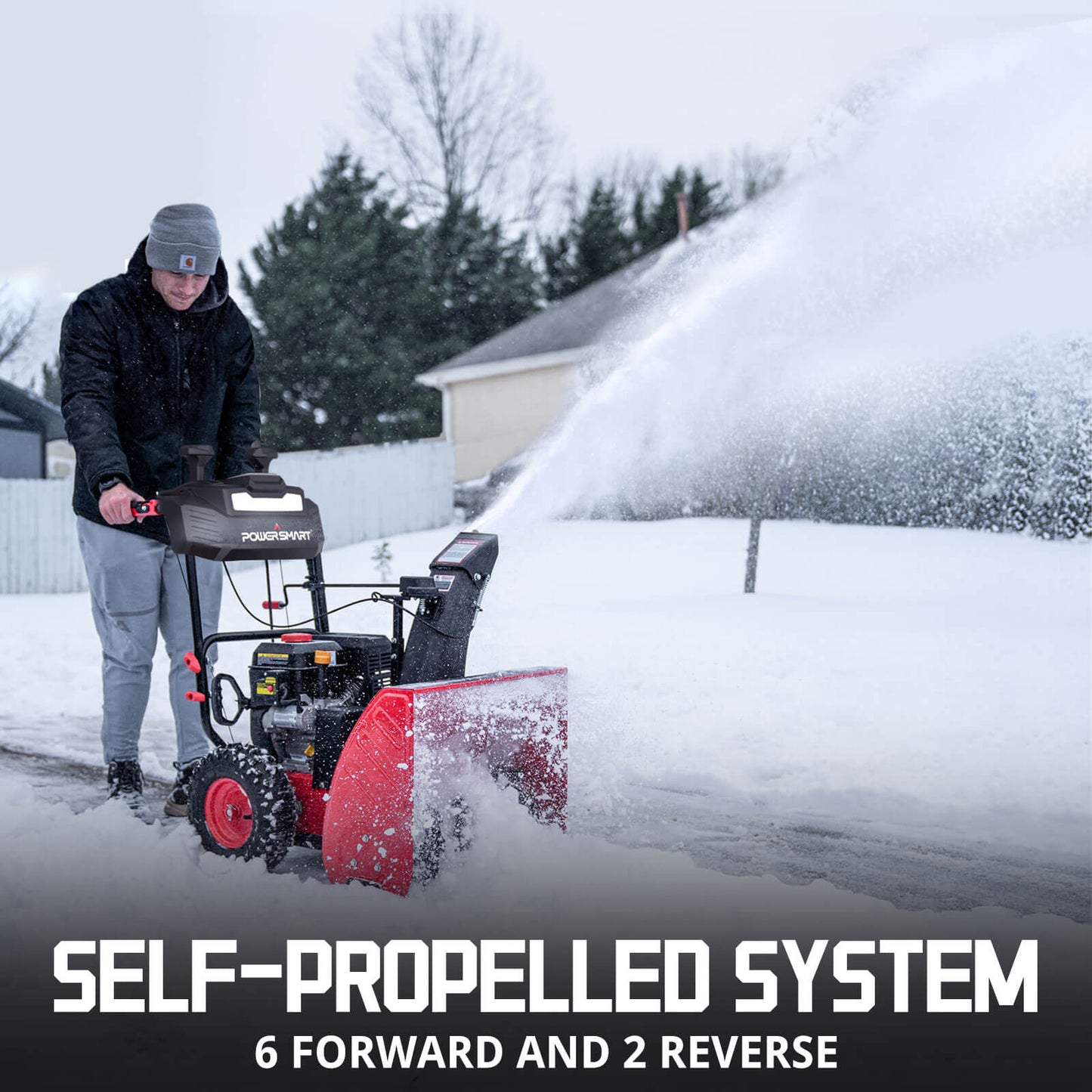 26'' 250cc Two Stage Self-Propelled Gas Snow Blower w/ Briggs & Stratton Engine PSS2260BS