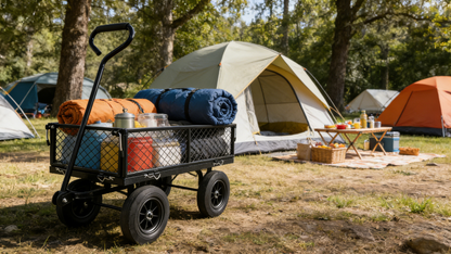 Solid Wheels Garden Cart Wagon