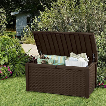 Outdoor Waterproof Storage Deck Box for Garden Use