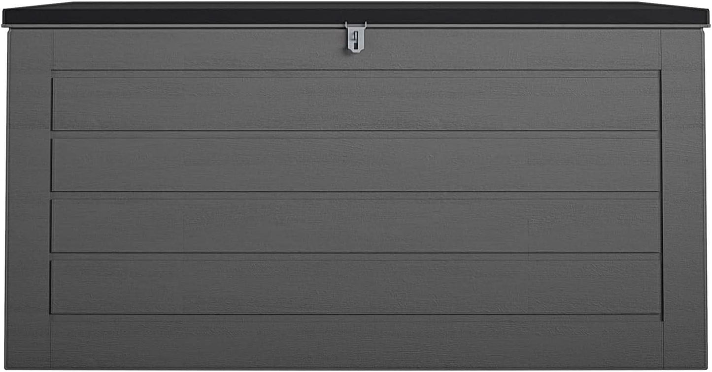 Extra Large Outdoor Patio Storage Deck Box 180 Gallons