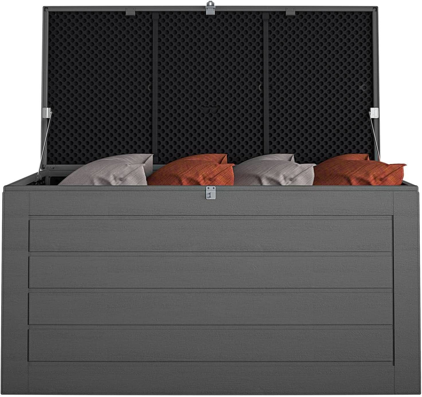 Extra Large Outdoor Patio Storage Deck Box 180 Gallons