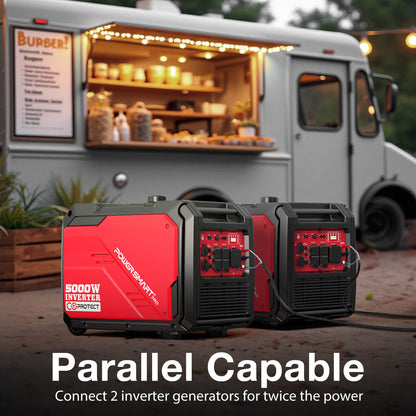 5000W Inverter Generator w/ CO Alert DH5050E