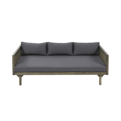 Alora 3-Seater Acacia Wood Daybed Sofa With Water-Resistant Cushions (SAK65773)