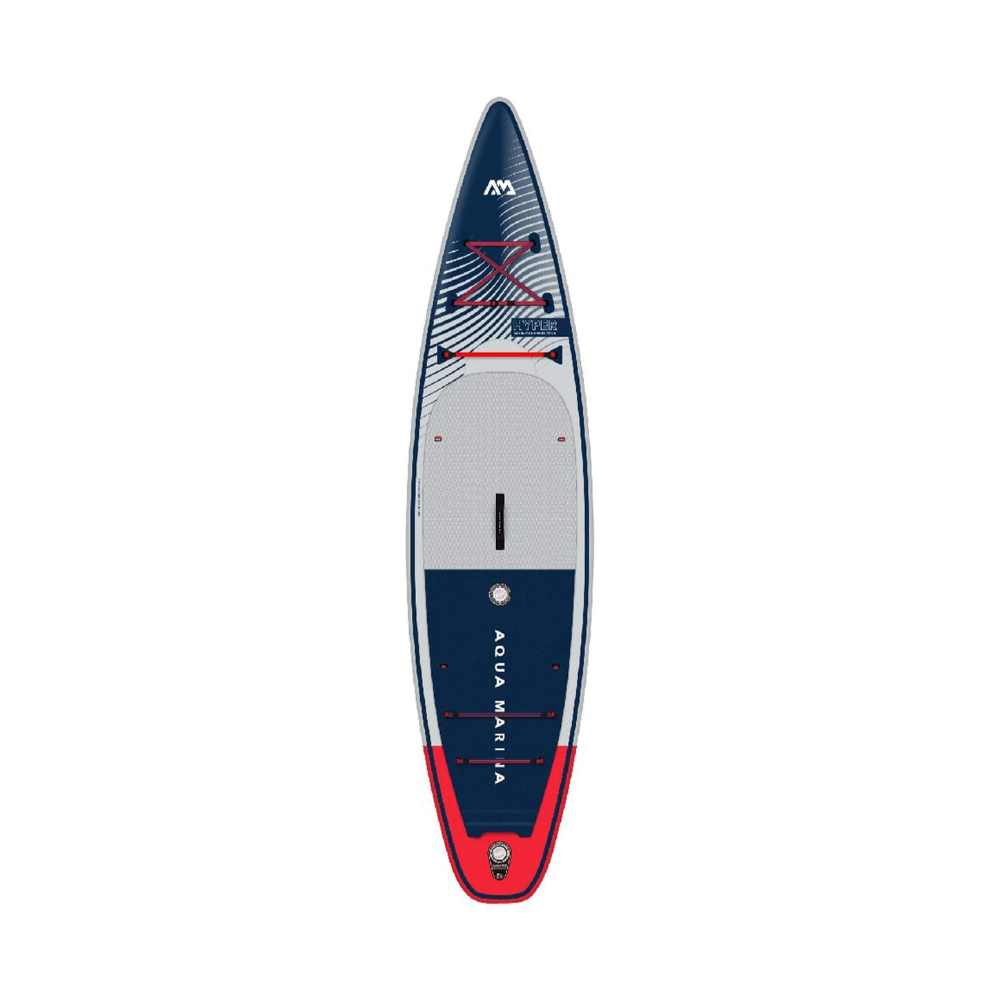 Aqua Marina Hyper 12FT Navy Touring SUP With Hydrodynamic Rail Edges & Adjustable Bungee [BT-23HY02] (SAK23285)