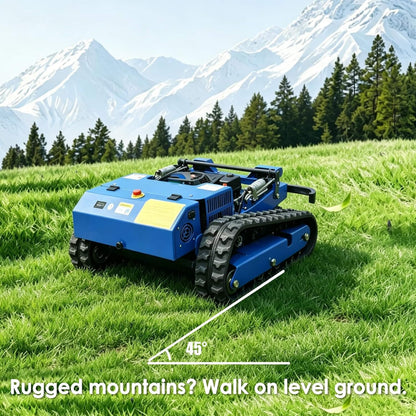 OVK Heavy-Duty 224CC Remote-Controlled Lawn Mower With 21-Inch Deck & Industrial Remote (SAK90831)