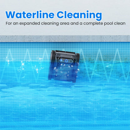 Heavy-Duty Cordless Wall Climbing Robotic Pool Vacuum Cleaner (SAK80239)
