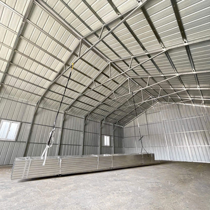 [31X51FT] Alora Heavy-Duty Outdoor Steel Garage Barn Storage Shed (SAK83146)