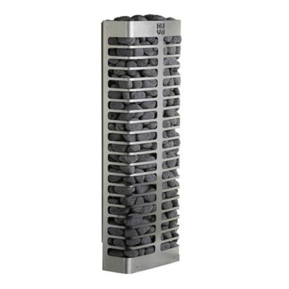 Huum Steel Mini Series 4 Stainless Steel Wall Mount 3.5KW Sauna Heater With Digital Controller & Sauna Stones (SAK91573)