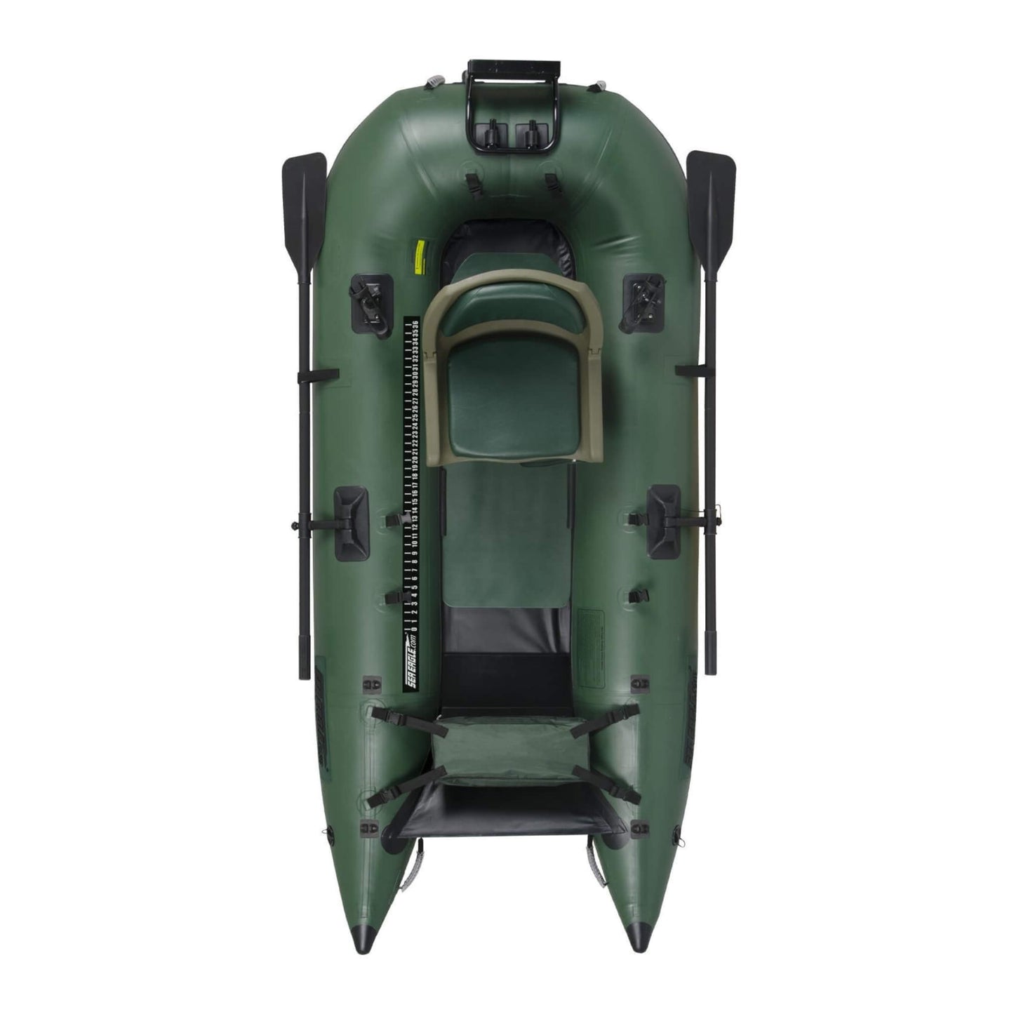 Sea Eagle 1-Person Frameless Pontoon Inflatable Fishing Boat, 9FT [285FPBK] (SAK93163)