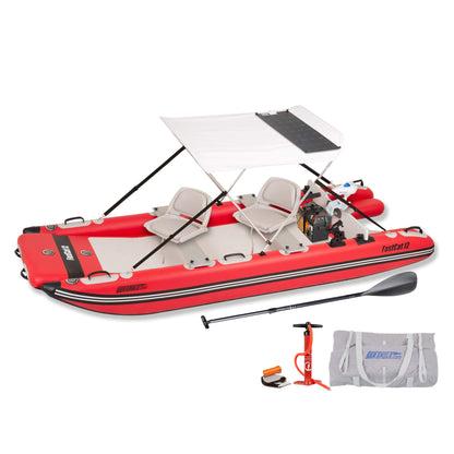Sea Eagle Boats FastCat12™ Catamaran Inflatable Boat, 13FT [FASTCAT12K] (SAK29684)