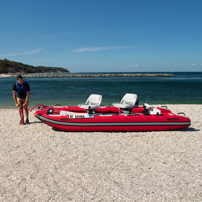 Sea Eagle Boats FastCat12™ Catamaran Inflatable Boat, 13FT [FASTCAT12K] (SAK29684)