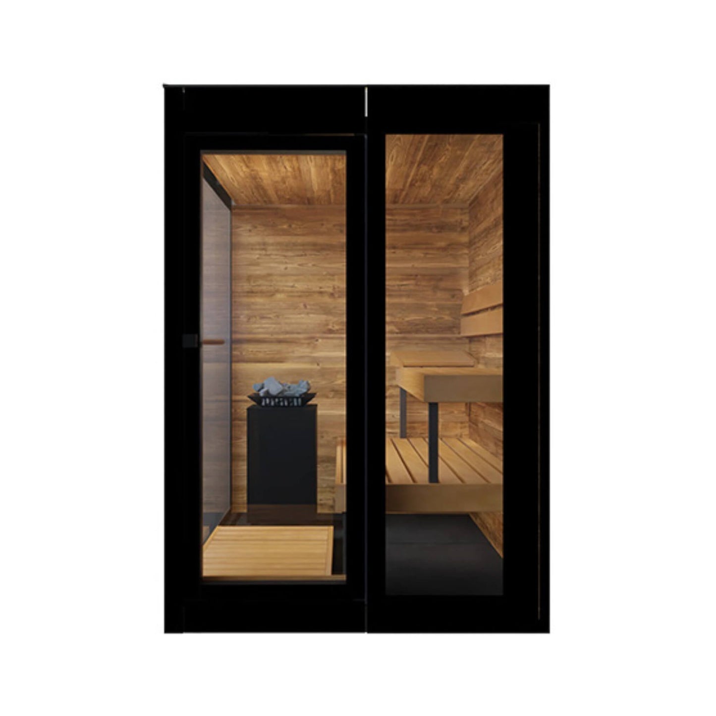 ThermaSol Vera 3-Person Fully-Assembled Outdoor Sauna Cabin [Made-To-Order] [14-VERADL/R] (SAK30752)